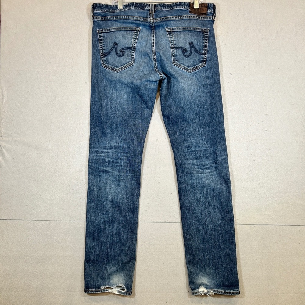 AG Jeans Mens 36 Adriano Goldschmied The Matchbox Slim Straight Blue